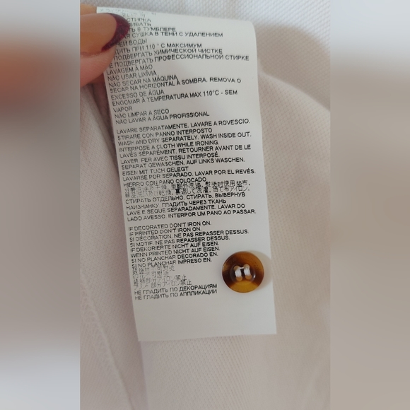 Vivienne Westwood White Size M Krall Polo Shirt Tipped Collar Embroidered Orb. - Picture 8 of 10